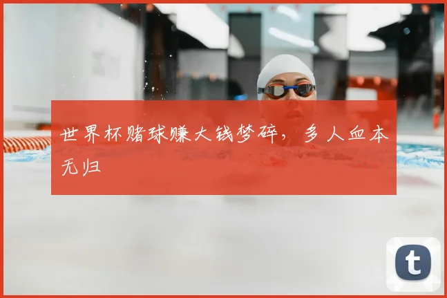 世界杯赌球赚大钱梦碎,多人血本无归